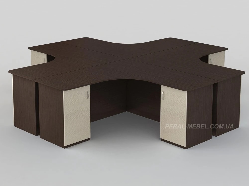 Corner tables for 4 places