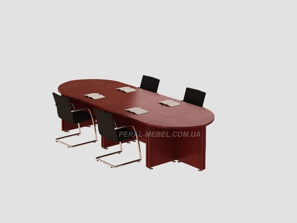 Conference table for negotiations oval 2
