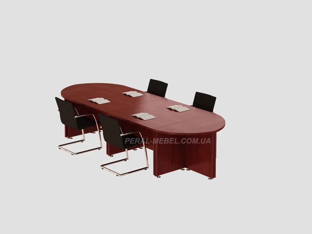 Conference table for negotiations oval