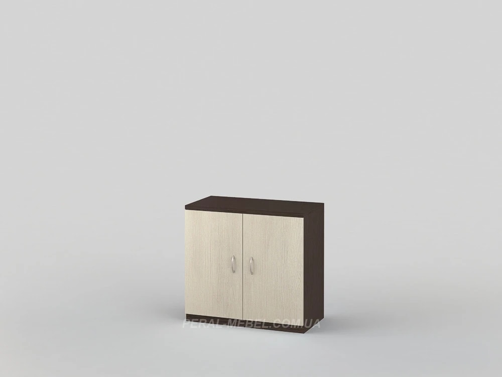 Closed cabinet with shelves 780x800x320 wenge