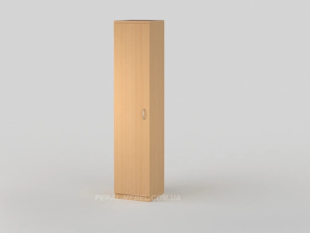 Closed cabinet with shelves 1850x400x320 beech