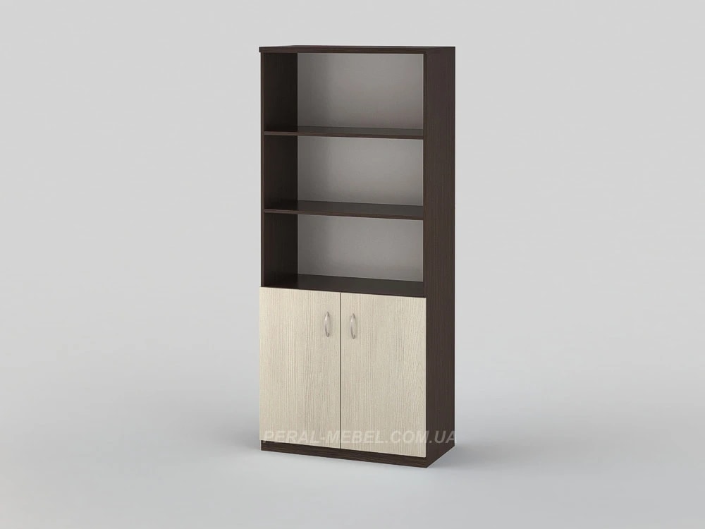 Open cabinet with shelves 1850x800x320 wenge