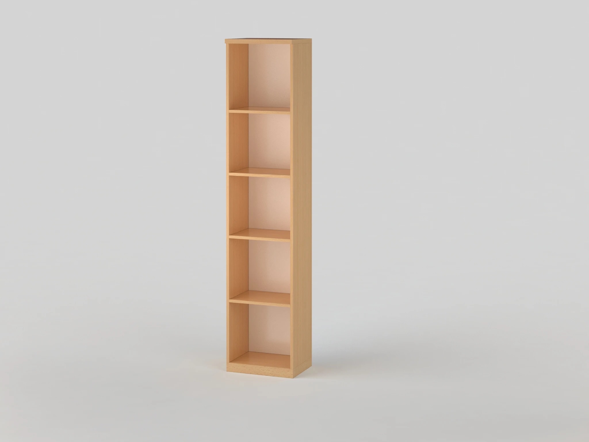 Shelving unit 1850x400x303 beech