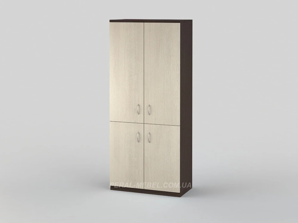 Double compartment cabinet 1850x800x320 wenge