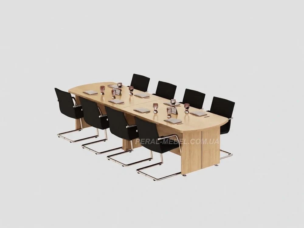Large conference table for negotiations — Beech