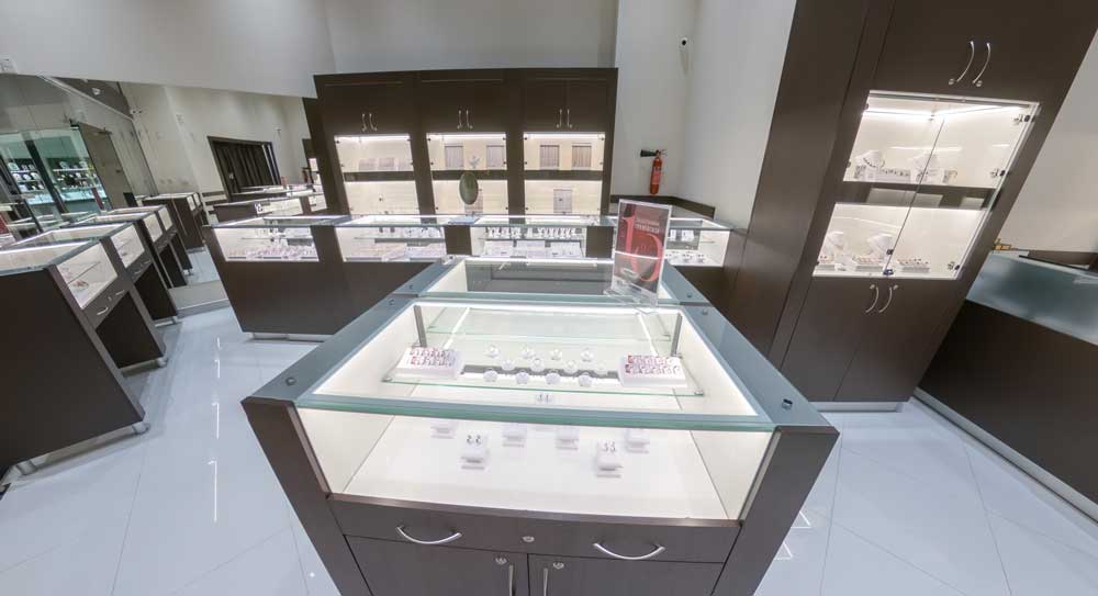 Furniture for jewelry stores