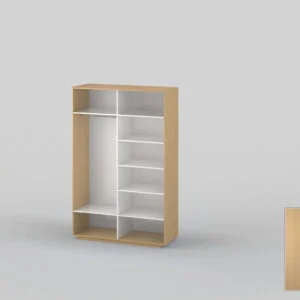 Шкаф-купе двухдверный шириной 1600 мм бук