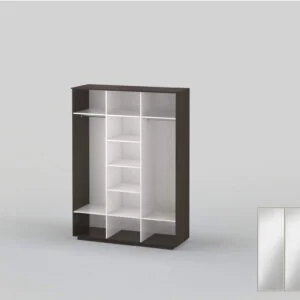 Шкаф-купе трехдверный  шириной 1791 мм венге