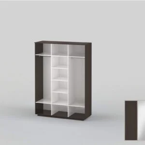 Шкаф-купе трехдверный  шириной 1791 мм венге