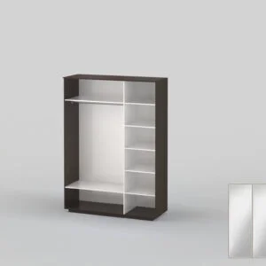 Three-door wardrobe width 1791 mm wenge