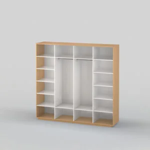 Чотиридверні шафи купе для спальні 2582 см