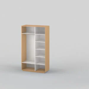 Двухдверный шкаф купе гардеробный 1400 см