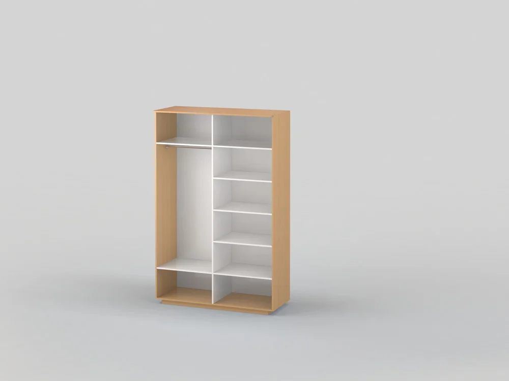 Double-door wardrobes for entrance hall 1600 cm