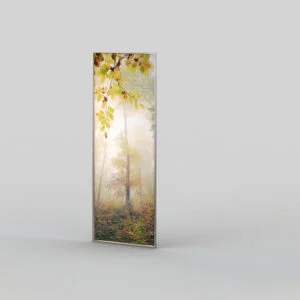 Front of a sliding wardrobe photo print