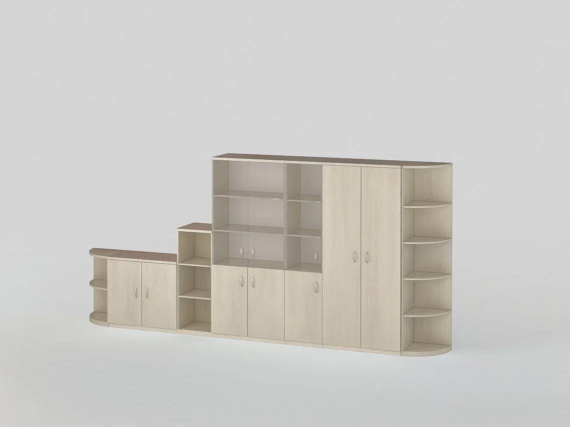 Модульная стенка береза