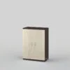 Шкаф закрытый с полками 1135x800x320 венге