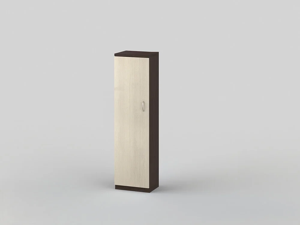 Шкаф-пенал закрытый с полками 1495x400x320 венге