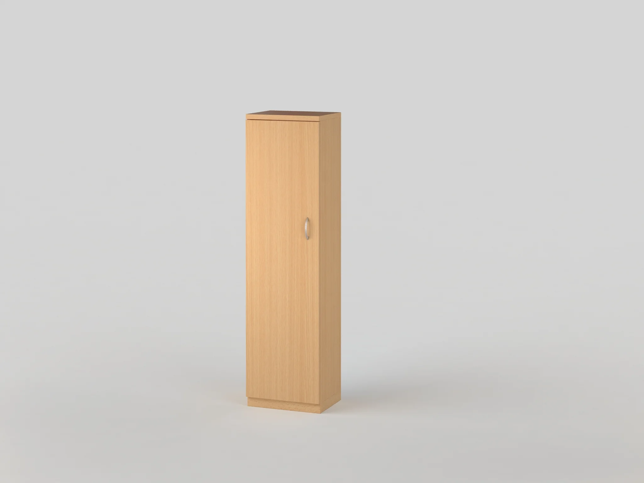 Шкаф-пенал закрытый с полками 1495x400x320 бук