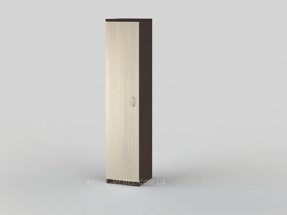 Шкаф-пенал закрытый с полками 1850x400x320 венге