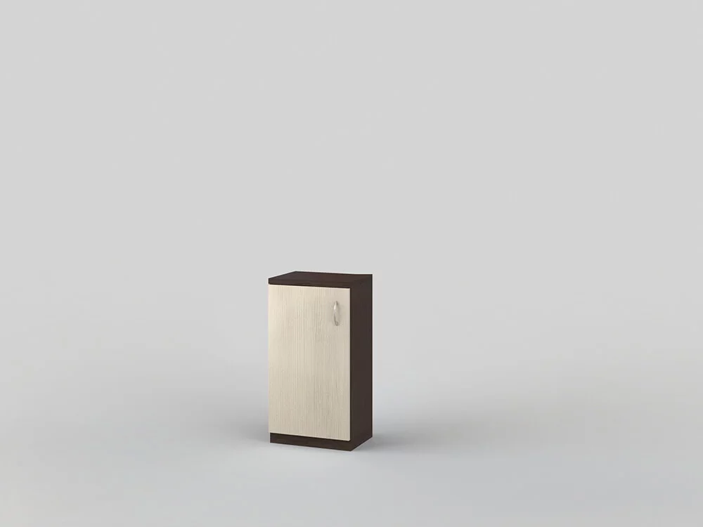 Closed closet with shelves with shelves 780x400x320 wenge