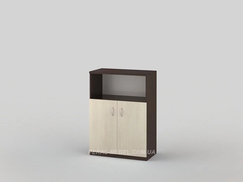 Open cupboard with shelves 1135x800x320 wenge