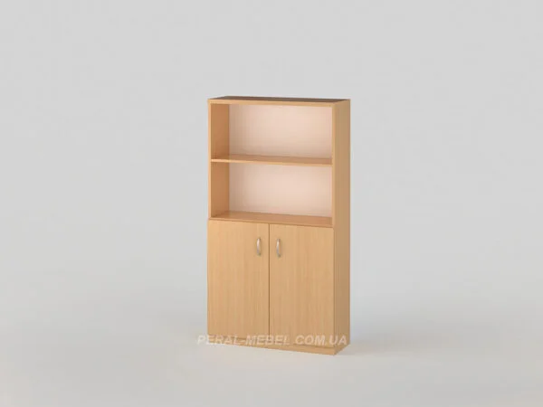 Open cupboard with shelves 1495x800x320 beech