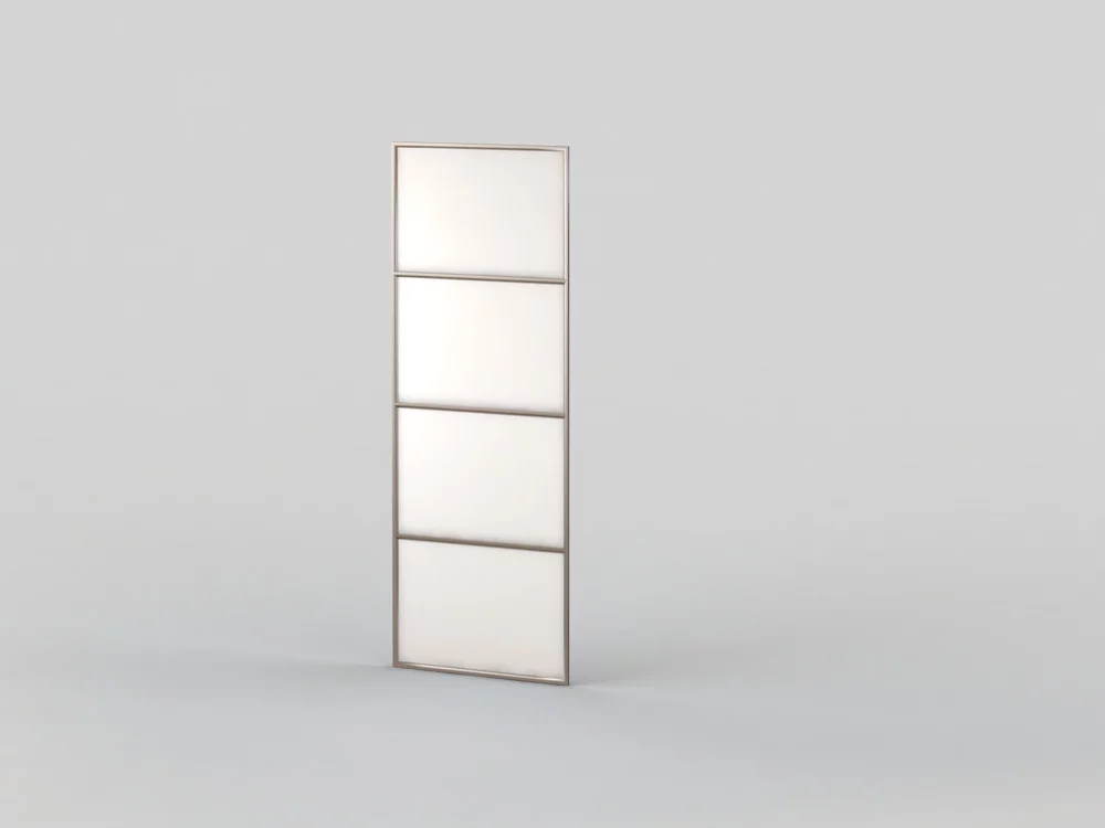 Wardrobes compartment front glass