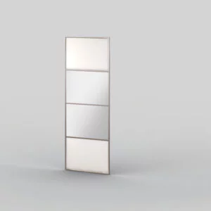 Комбинированный фасад шкафа купе вариант 1