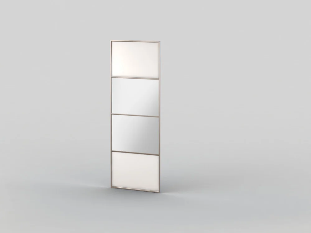 Комбинированный фасад шкафа купе вариант 1