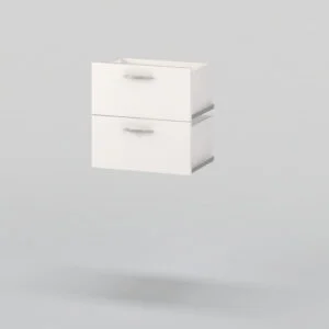 2 sliding drawers for built-in wardrobe